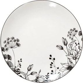 Πιάτο Φρούτου (Φ20) S-D White Floral 154846