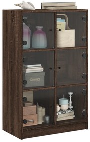 vidaXL Ντουλάπι με Πόρτες 68x37x109 εκ. από Επεξεργασμένο Ξύλο