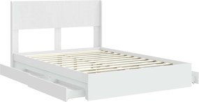 vidaXL Καλάθι με αποθήκη και κεφαλάρι Λευκό 140 x 190 cm
