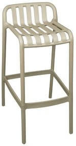 Σκαμπό μπαρ Zoi pp σε απόχρωση cappucino 36x56x87 εκ. 36x56x87 εκ.