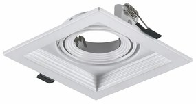 WHITE COLOR SPOT 1xGU10 130x130 ACA XMGU1W