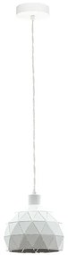 Eglo Roccaforte Μοντέρνο Κρεμαστό Φωτιστικό Μονόφωτο με Ντουί E14 σε Λευκό Χρώμα 33344