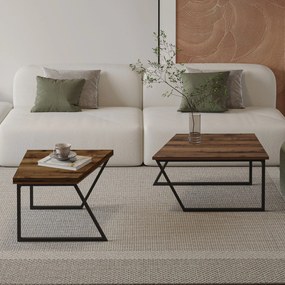 Coffee Table Set Verona P0024623 - Rustic Walnut Rustic Walnut