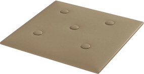 vidaXL Κεφαλάρι Τοίχου 12 pcs Καπουτσίνο 30 x 30 cm Τεχνητό Δέρμα