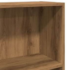 vidaXL Βιβλιοθήκη Αρτισιανή Δρυς 60x24x109 εκ. από Επεξεργασμένο Ξύλο