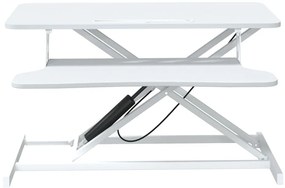 vidaXL Σταθμός Εργασίας Ρυθμιζόμενος 90x40x(13-50) εκ. Ατσάλι&amp;Επ. Ξύλο