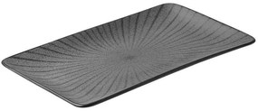 Πιατέλα Ορθογώνια Nordic 07-15756 21x10,5cm Black Estia Porcelain