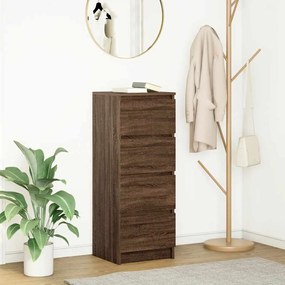 Ντουλάπι Καφέ Δρυς 37,5x35x99 εκ. Επεξεργασμένο Ξύλο