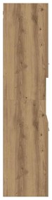 vidaXL Ντουλάπι Μπάνιου Κρεμαστό Παλ. Ξύλο 30x30x130 εκ. από Επ. Ξύλο