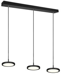 Φωτιστικό Οροφής - Ράγα Tray 340910332 90x17x150cm Dim 3xLed 1200Lm 10W Black Trio Lighting