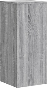 vidaXL Βάση φυτών 2 τεμ. Γκρι Sonoma 30 x 30 x 70 εκ.
