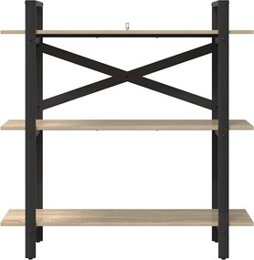 vidaXL Ράφι Βιβλίων Δρύς Sonoma 100 x 33,5 x 102 εκ Επεξεργασμένο ξύλο