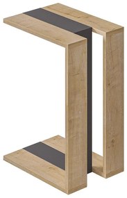 Βοηθητικό Τραπεζάκι Muju 0207493 30x40x57cm Natural Oak-Anthracite