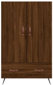 vidaXL Ντουλάπα Καφέ Δρυς 69,5 x 31 x 115 εκ. από Επεξεργασμένο Ξύλο
