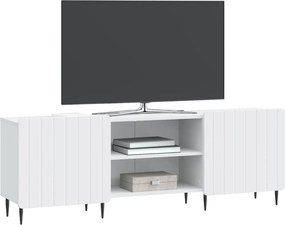 vidaXL Ντουλάπι TV Λευκό 150 x 31 x 52 εκ. Επεξεργασμένο Ξύλο