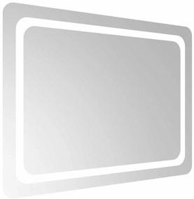 vidaXL Καθρέφτης Μπάνιου με LED 80x60 εκ.