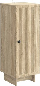 vidaXL Πλαϊνό γραφείο Sonoma Δρυς 33 x 34,5 x 90 εκ Επεξεργασμένο Ξύλο