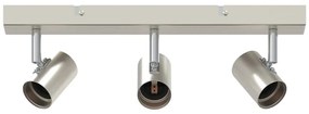 vidaXL Σποτ οροφής Βουρτσισμένο νικέλιο 38 x 6.5 x 11.5 εκ Ατσάλι