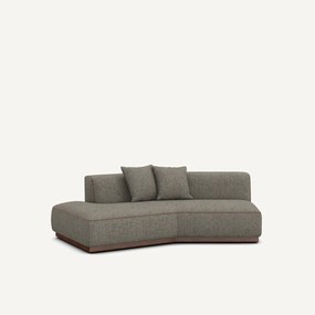 Γωνία καναπέ αριστερή από tweed ύφασμα, JACOPO