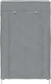 ντουλάπι παπουτσιών vidaXL Γκρι 60,5x30x97 cm Μη υφασμένο ύφασμα