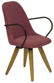 417 Dottore -P wood πολυθρόνα Σε πολλούς χρωματισμούς Ύφασμα ή δερματίνη