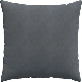 vidaXL Μαξιλάρι Καναπέ 2 pcs Σκούρο Γκρι 80 x 80 cm