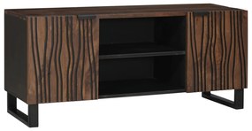 vidaXL Έπιπλο Τηλεόρασης 105x33.5x46 εκ. Μασίφ Ξύλο Μάνγκο
