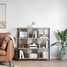 vidaXL Ράφι Βιβλίων 9 επιπέδων 102 x 32 x 104,5 εκ. Επεξεργασμένο Ξύλο