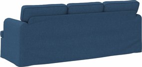 vidaXL Καναπές Μπλε 201 x 80 x 85 εκ ύφασμα