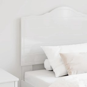 vidaXL Κεφαλάρι με κεφαλάρι Λαμπερό Λευκό 90 cm Επεξεργασμένο ξύλο