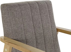 Πολυθρόνα DKD Home Decor Φυσικό Μπεζ πολυεστέρας Τζίντζερ (63 x 68 x 81 cm)