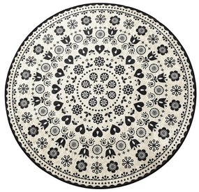 Πατάκι Μπάνιου Venice 359CHL4157 Black L'essentiel Maison 100Χ100 Πολυέστερ