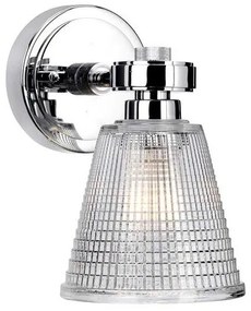 Απλίκα Φωτιστικό Τοίχου Μπάνιου LED G9 3W IP44 3000K Gunnis BATH-GUNNIS1-PC Elstead BATH-GUNNIS1-PC Χρώμιο