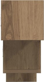 vidaXL Ράφι Τοίχου Artisan Δρυς 48 x 15 x 42 εκ Επεξεργασμένο Ξύλο