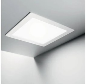 Χωνευτό Σποτ Φωτιστικό Οροφής LED 10,5W Λευκό 3000Κ 11x11cm Groove 123981 Ideal Lux 123981