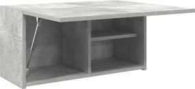 vidaXL Ντουλάπι τοίχου μπάνιου Γκρι μπετόν 60x25x30 cm