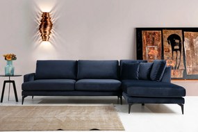 Corner Sofa Papira Corner Right (L3+Chl) - Navy Blue Navy Blue
