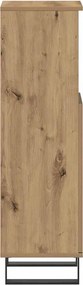 vidaXL Ντουλάπι μπάνιου Δρυς τεχνίτης 30x30x100 cm Κατασκευασμένο ξύλο