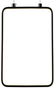 Φωτιστικό Οροφής Μονόφωτο LED Aca Symetria V30LEDP18BK Black