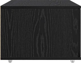 vidaXL Ντουλάπι με Συρτάρια 55 x 45 x 31 εκ Μαύρη Οξυά
