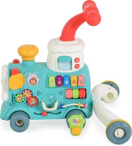 Περπατούρα Με Παιχνίδια Moni Happy Train 3 In 1 Mint