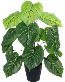 Τεχνητό Φυτό Philodendron 20910 Φ70x75cm Green GloboStar Πολυαιθυλένιο,Ύφασμα