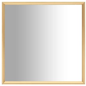 vidaXL Καθρέφτης Χρυσός 40 x 40 εκ.