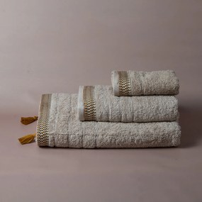 Πετσέτα Σώματος (70x140) White Fabric Emily 500gsm