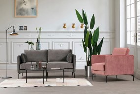 2-Seat Sofa Sino 2 Seater Grey