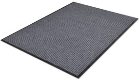 vidaXL Πατάκι Πόρτας Γκρι 90 x 60 εκ. από PVC