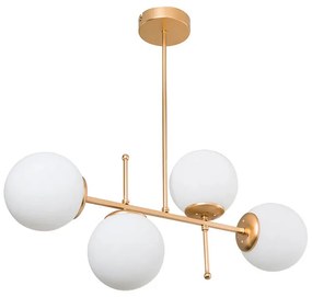 Intrahome Φωτιστικό οροφής τετράφωτο ZAGROSRA-1128 Intrahome Ε27 χρυσό 70x20x35εκ | SKU: INTRAPA-258111189