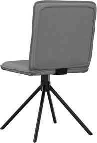 vidaXL Καρέκλες Τραπεζαρίας 6 τεμ Σκ. Γκρι Υφασμάτινες