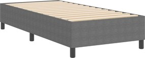 vidaXL Κρεβάτι πλατφόρμα Ανοιχτό γκρι 100 x 200 cm