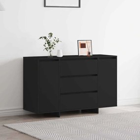vidaXL Μπουφές Μαύρος 120x41x75 εκ. Επεξεργασμένο ξύλο